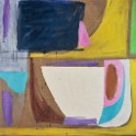 Komposition, 120 x 120 cm, Oel auf Leinwand, 2017