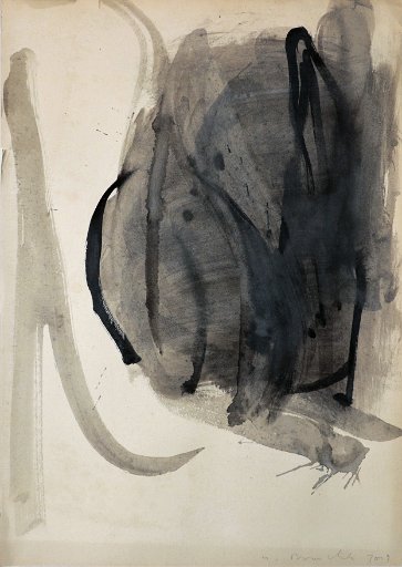 o.T., 70 x 50 cm, Tusche auf Papier, 2019